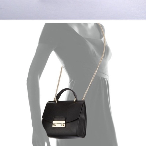 Furla Julia Top Handle Leather Handbag - Picture 5 of 8